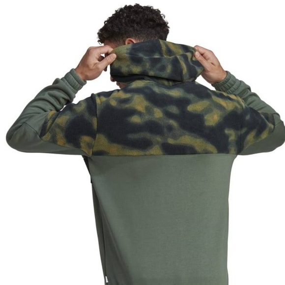 Adidas Polar Fleece Nature Hoodie - Picture 3 of 10